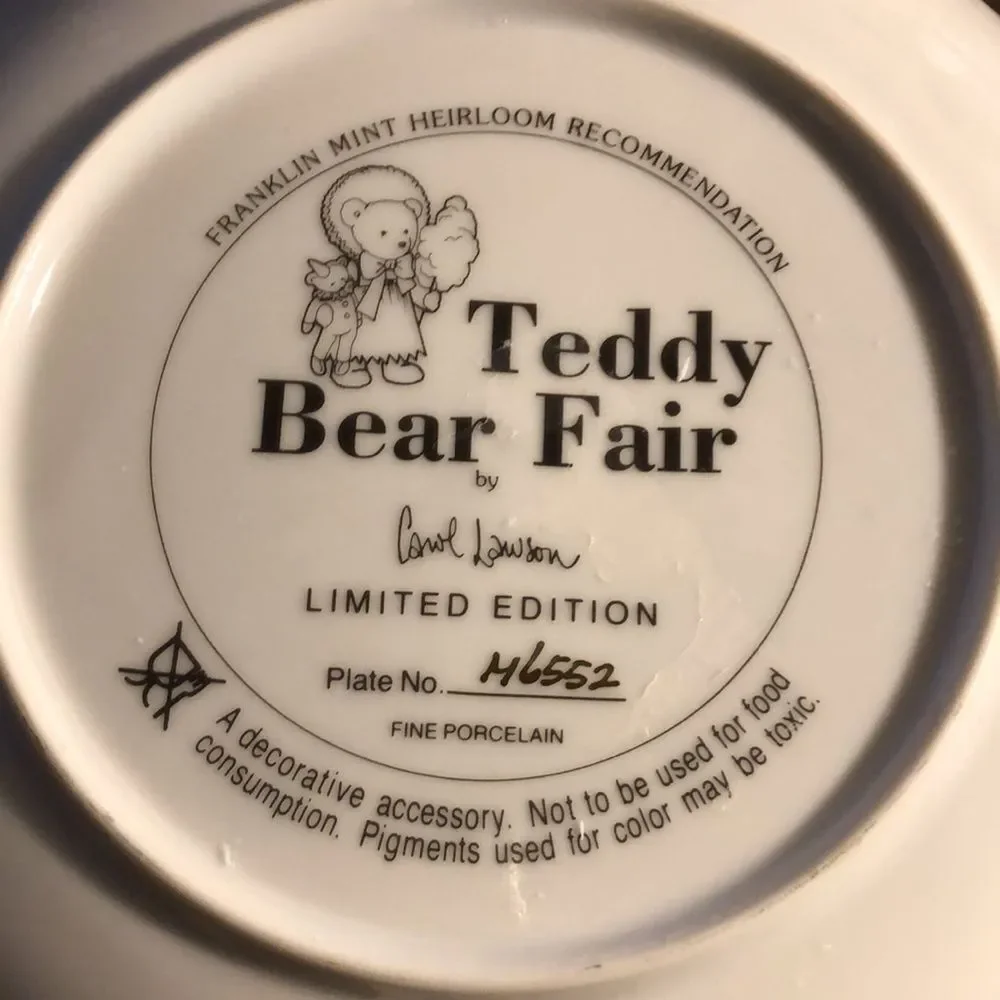 Franklin Mint teddy bear